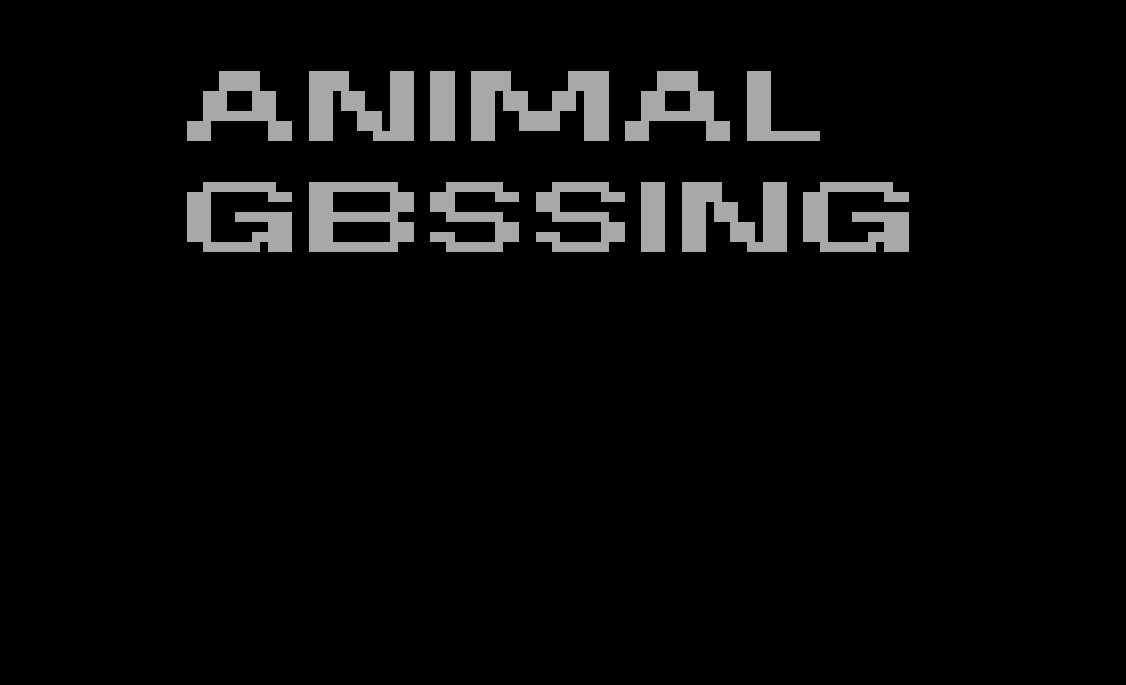 Animal GBssing