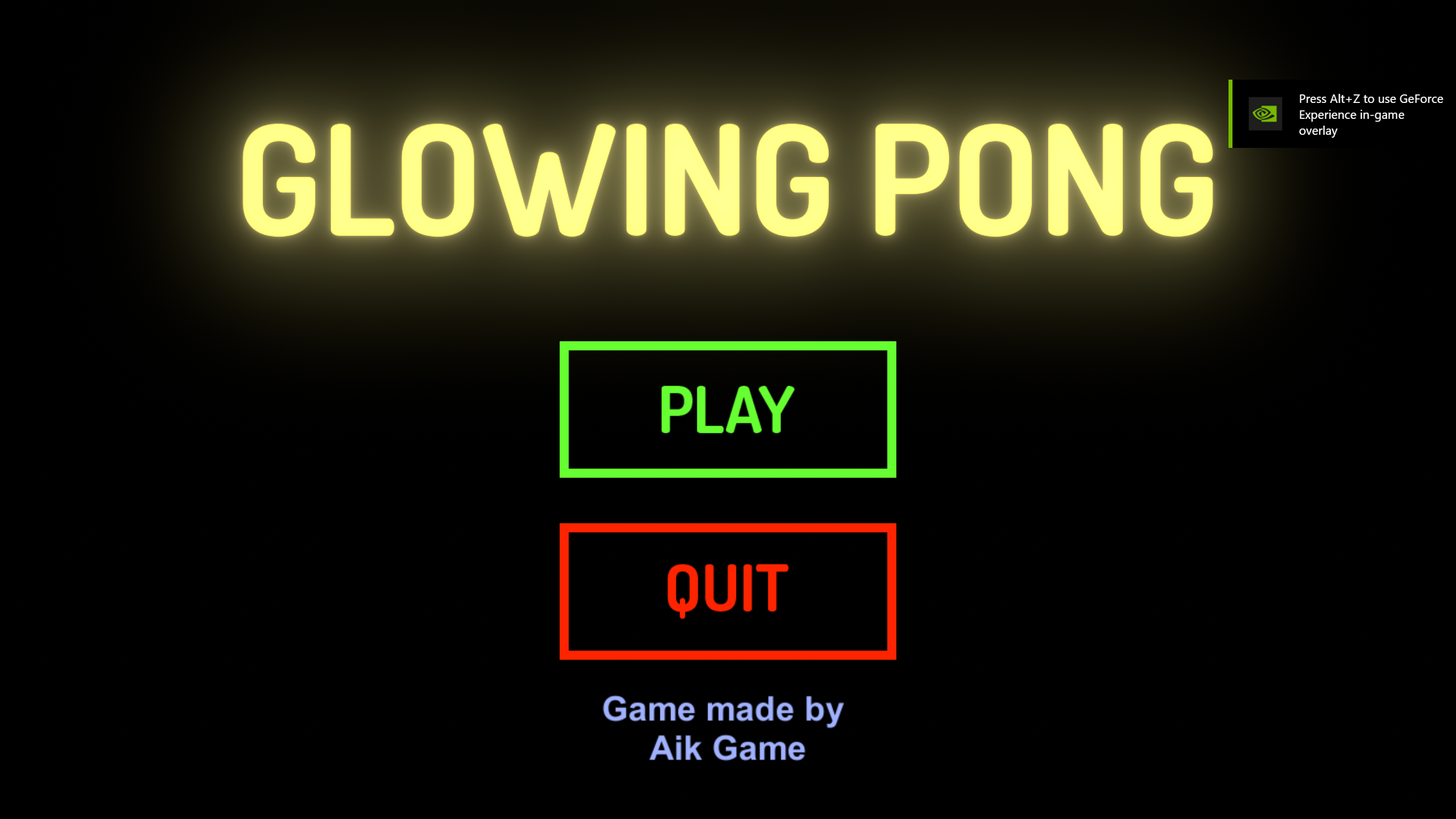 Pong Game by Aik Game