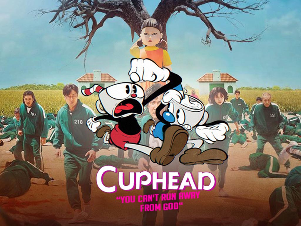 Cuphead You can't run away from God by Jan Ski