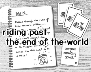riding past the end of the world   - a post-apocalyptic journal adventure. 