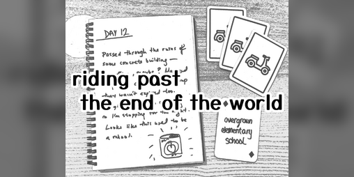Cover image for riding past the end of the world