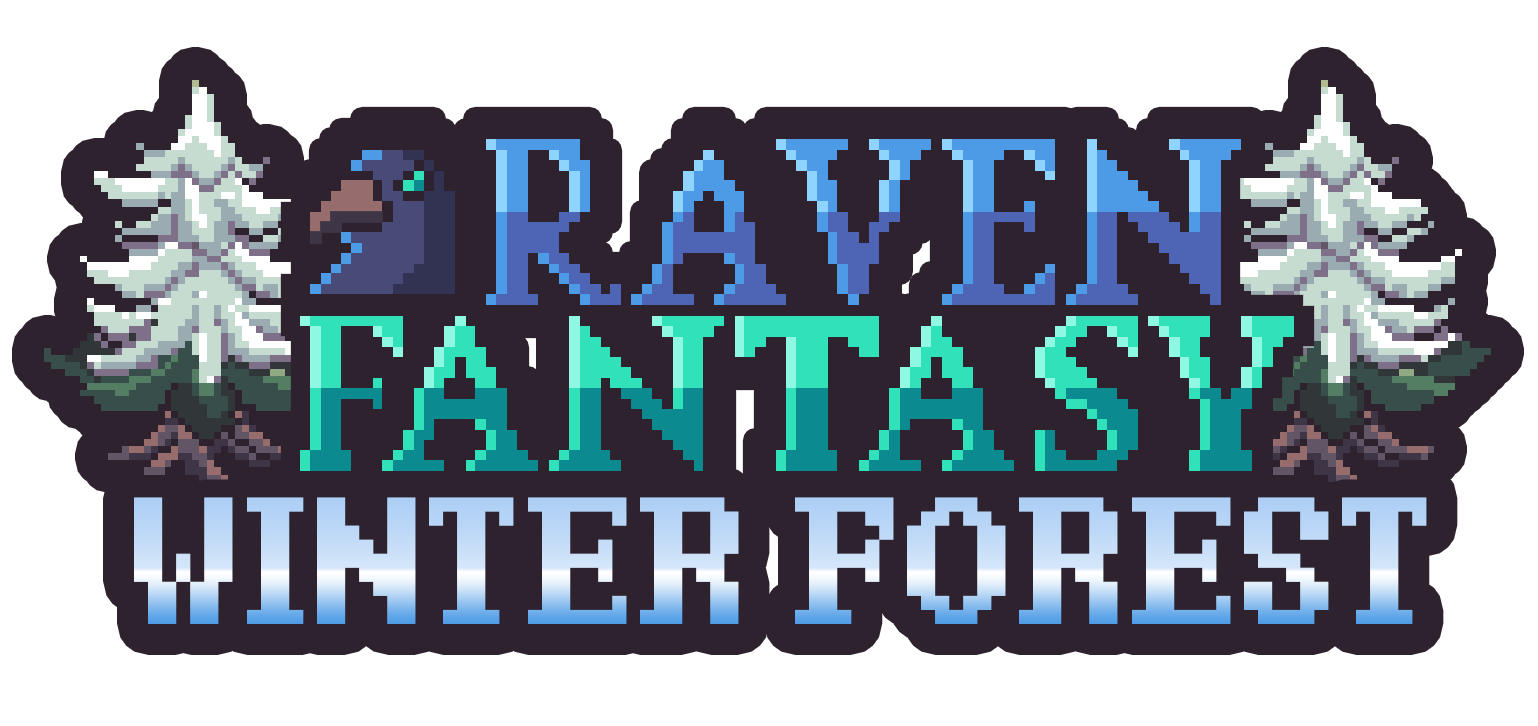 Raven Fantasy - 2D PixelArt Tileset and Sprites - Winter Forest