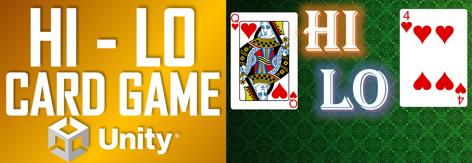 Hi - Lo Card Game App In Unity Project Source Code