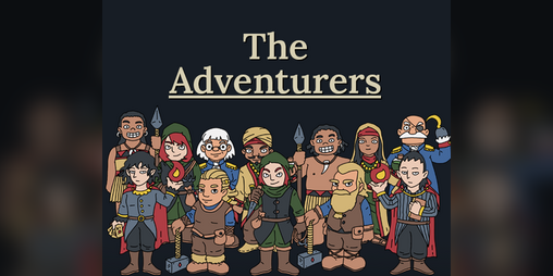 Cover image for The Adventurers - Paper Minis