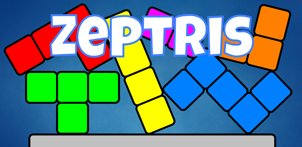 Zeptris - like Tetris, with physics