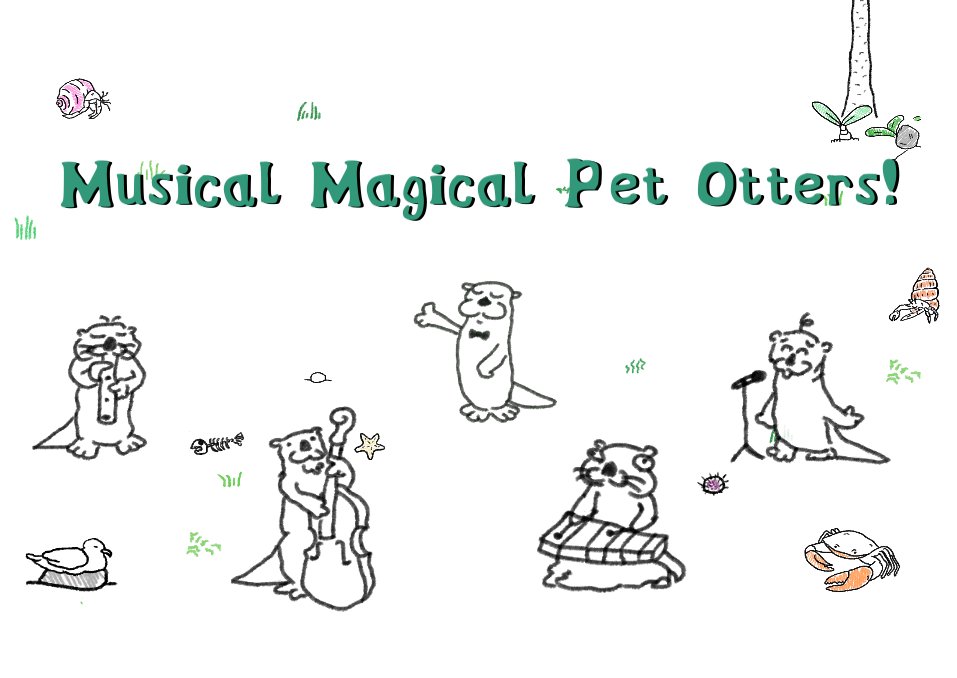 Cover image for Musical Magical Pet Otters