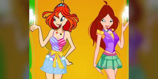 Winx Bloom Flora Dress Up Game by oyuncuk