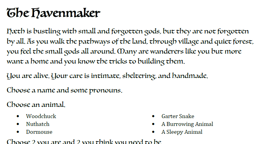 Cover image for The Havenmaker