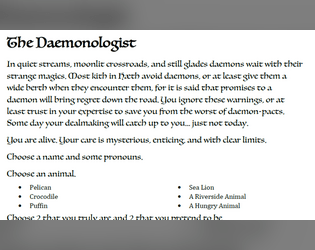 The Daemonologist  