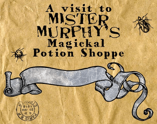 A visit to Mister Murphy's Magickal Potion Shoppe   - A solo journaling RPG set in a potion shop in the middle of the forest. 