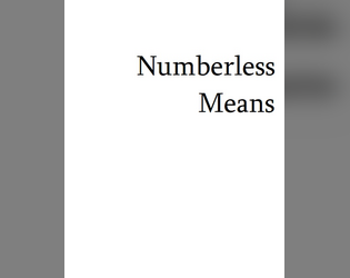 Numberless Means  