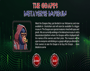 NFT Metaverse Museum - Mobile