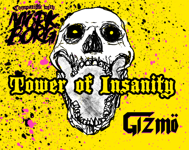 Cover image for Tower of Insanity - Mork Borg