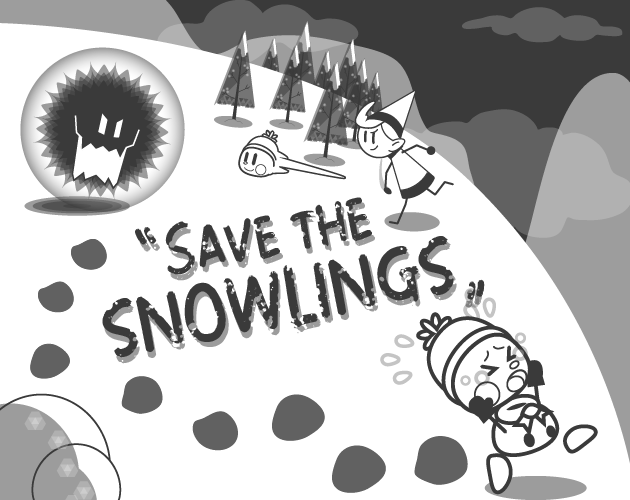 Cover image for Save The Snowlings - B&W Jam