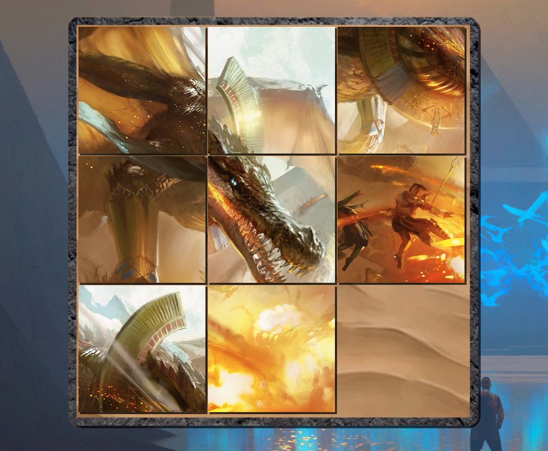 Amonkhet Tile Puzzles (Magic: The Gathering)