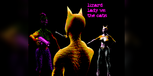 Cover image for Lizard Lady vs the Cats