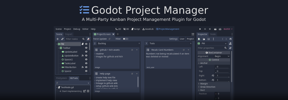 Godot Project Manager