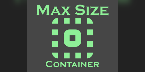 Cover image for MaxSizeContainer plugin for Godot