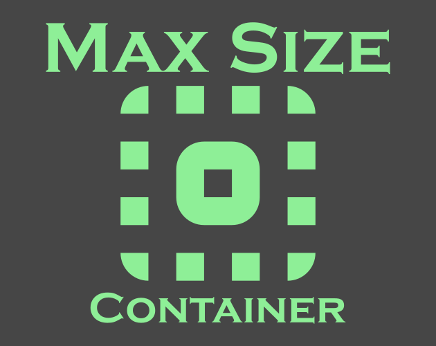 Cover image for MaxSizeContainer plugin for Godot