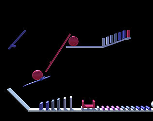 Simple Rube Goldberg Machine in Unity