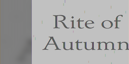Cover image for Rite of Autumn