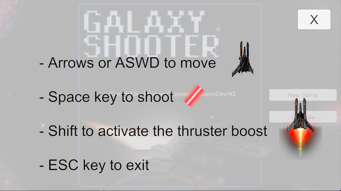 Galaxy Shooter 2D