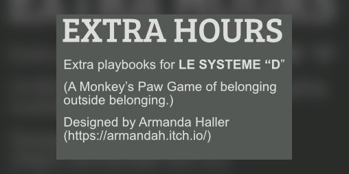 Cover image for Extra Hours: extra content for LE SYSTEME "D"