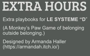 Cover image for Extra Hours: extra content for LE SYSTEME "D"