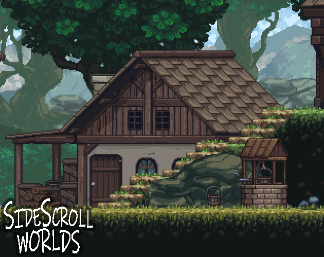 SideScroll Worlds Village Pack2