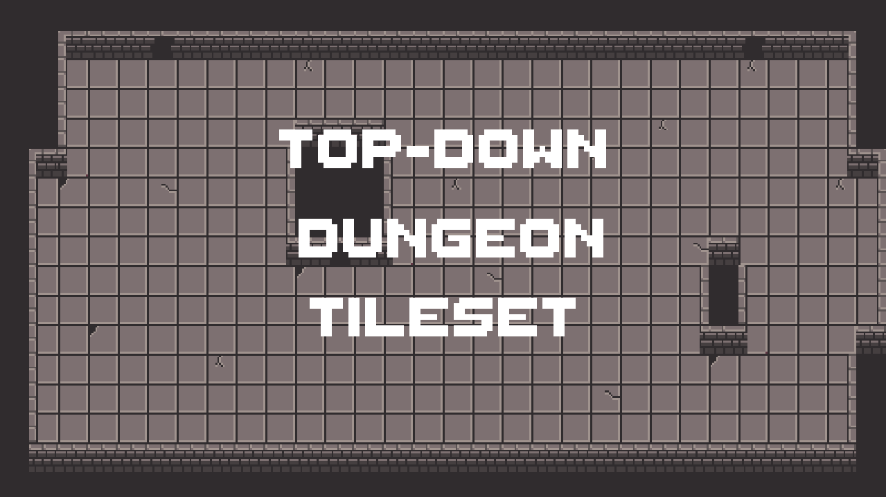 Simple Top Down Dungeon Tileset