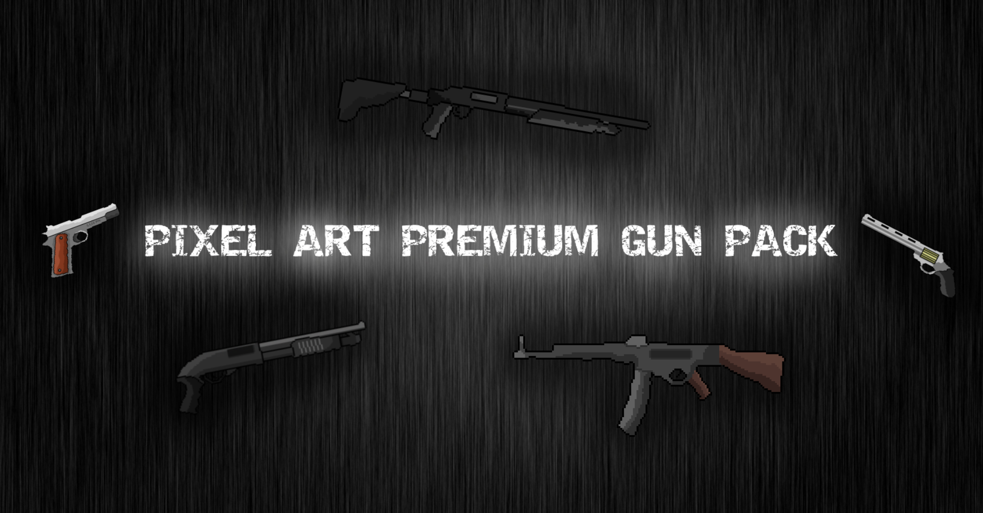 Premium pixel art gun pack