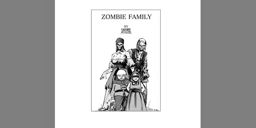 Cover image for paper zombie family