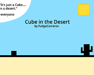 Cube in the Desert