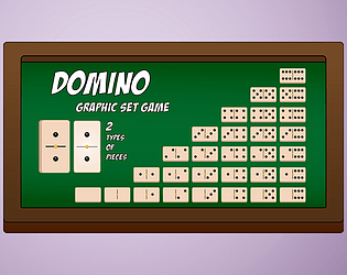 Domino Game Kit Graphic Assets - Royalty Free Game Art