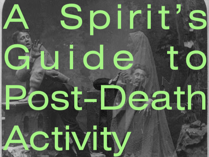 A Spirit's Guide for Post-Death Activity