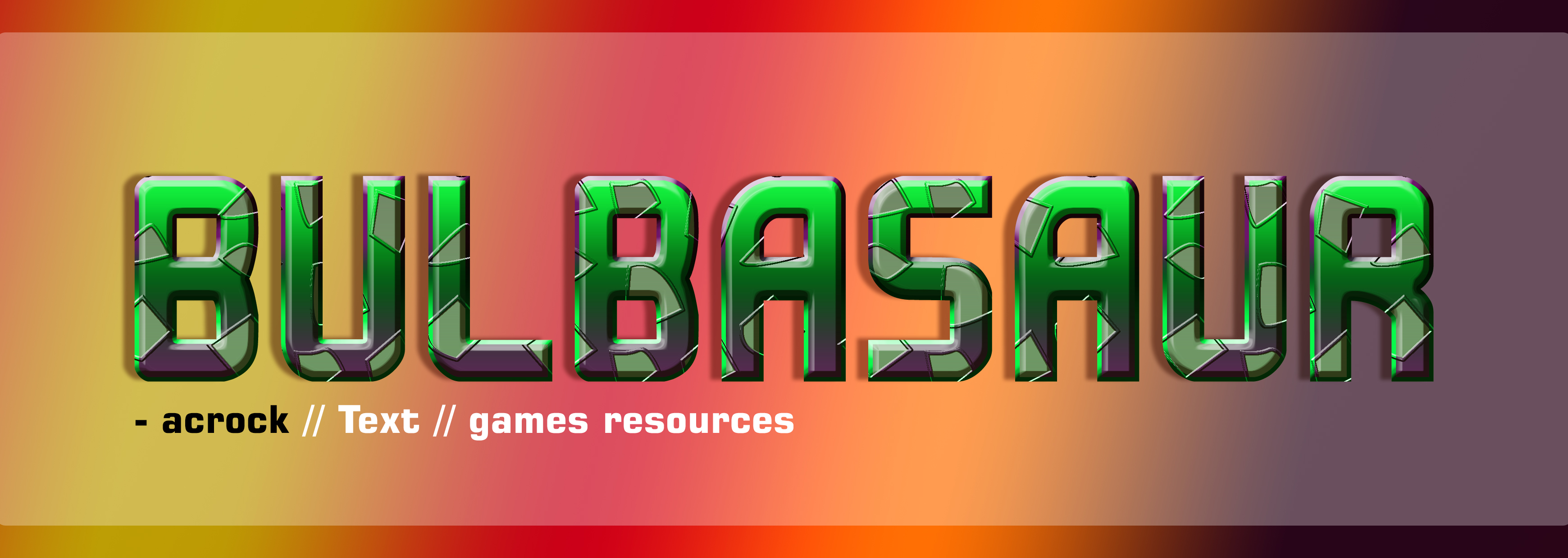 Text Asset - Bulbasaur PSD File