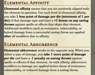 Affinity and Abhorrence  