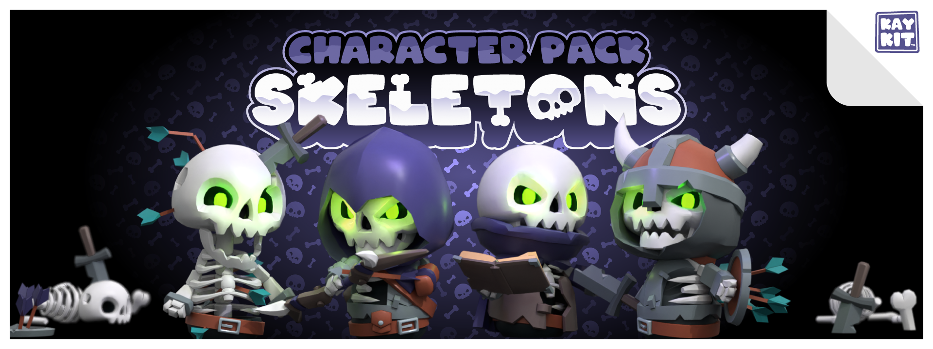 (Legacy) KayKit - Character Pack : Skeletons