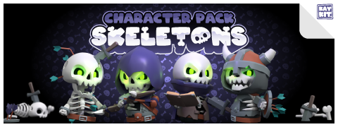 KayKit Skeletons