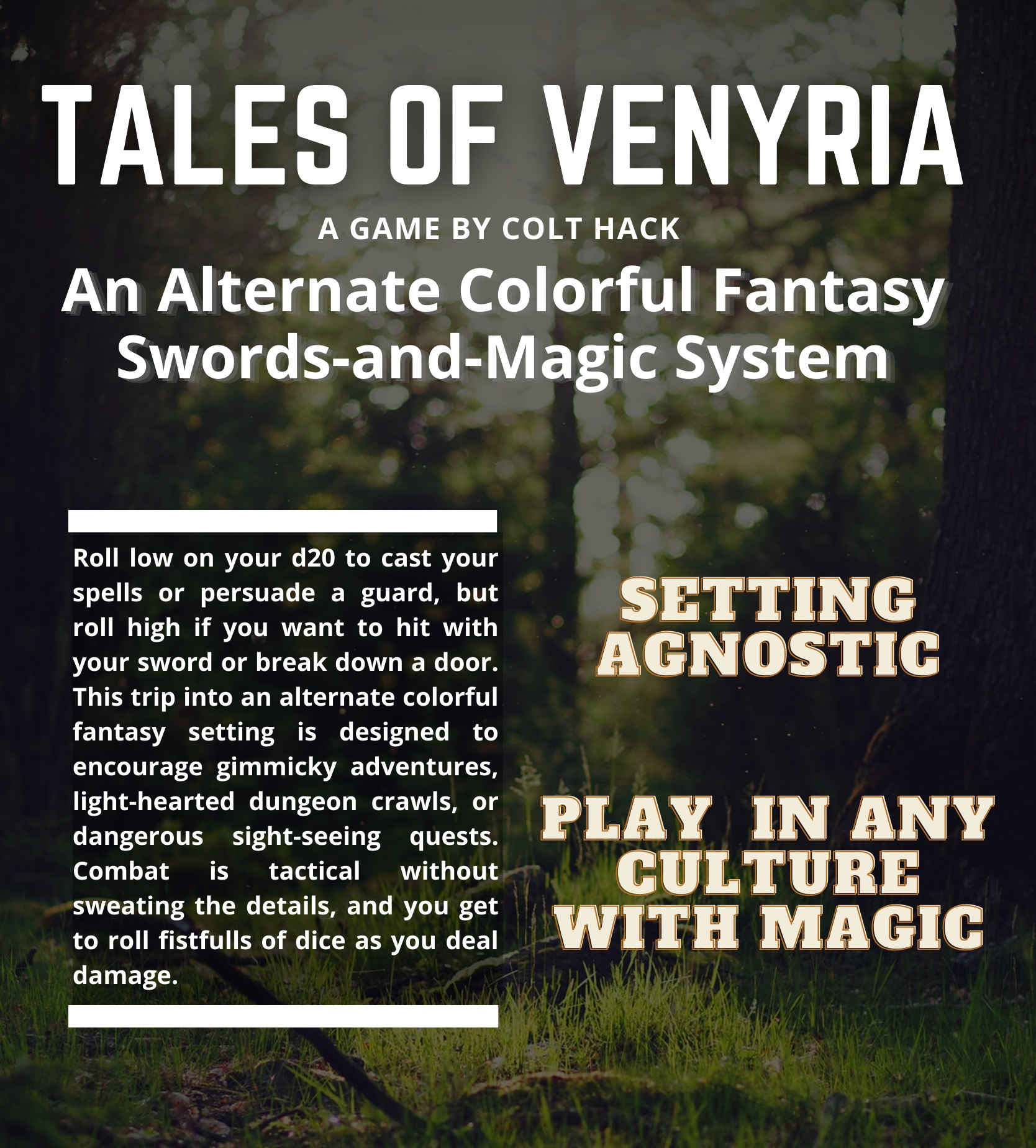 Cover image for Tales of Venyria TTRPG (Early Access)
