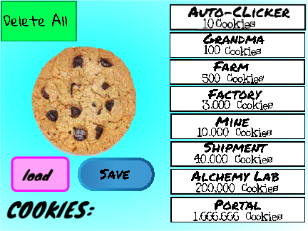Cookie clicker 5  :   Real life