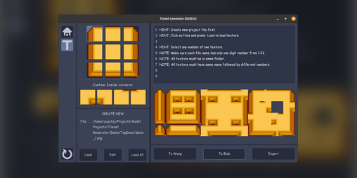 Cover image for Tileset generator : Godot Source Code