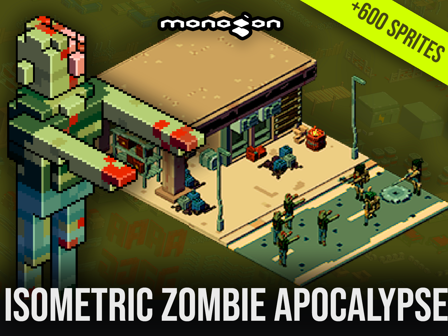 Isometric Zombie Apocalypse - monogon by maxparata