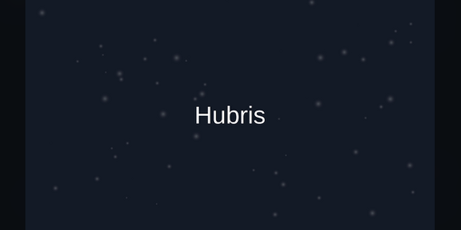 Cover image for Hubris