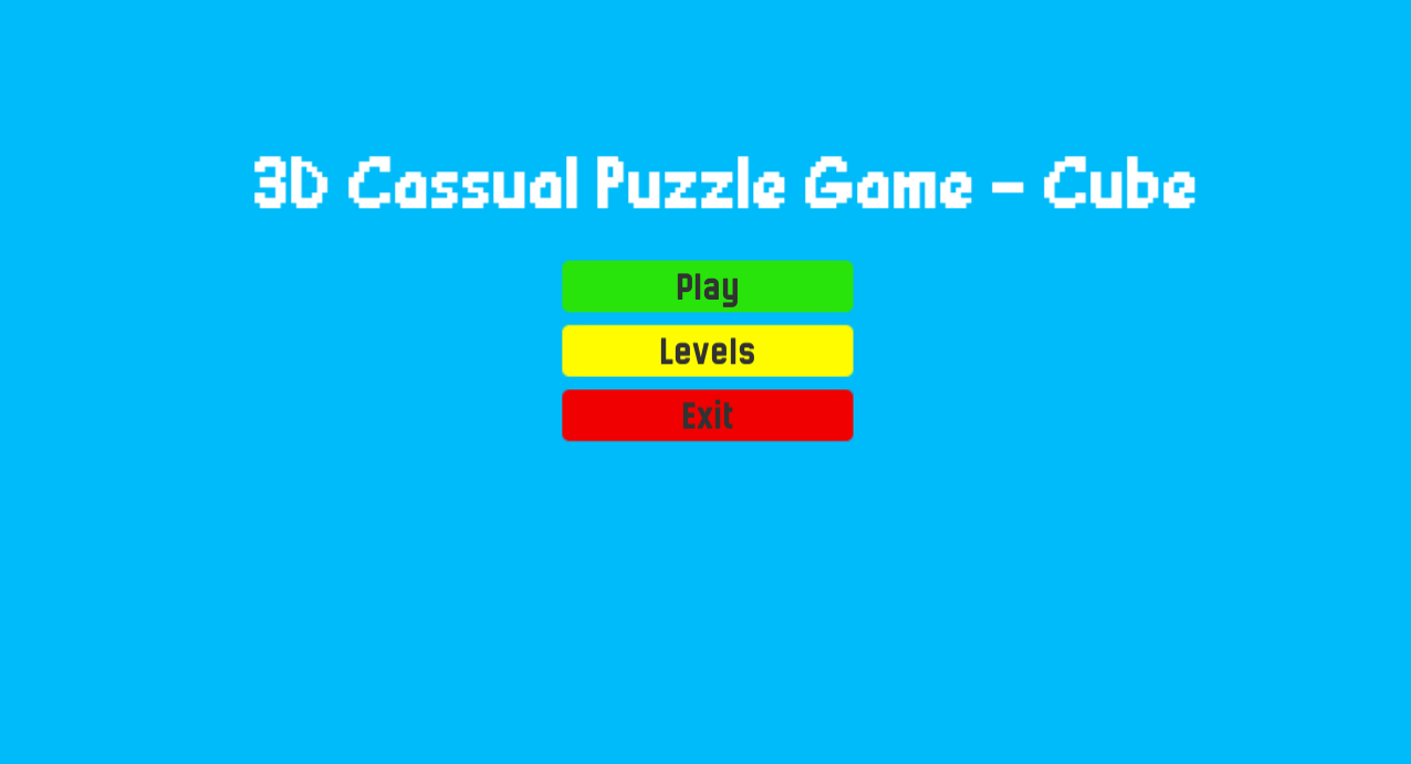 3D Casual Puzzle Game - Cube