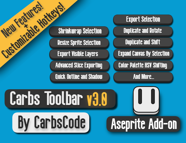 Carbs Toolbar For Aseprite