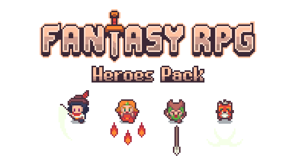 Fantasy RPG Heroes pack