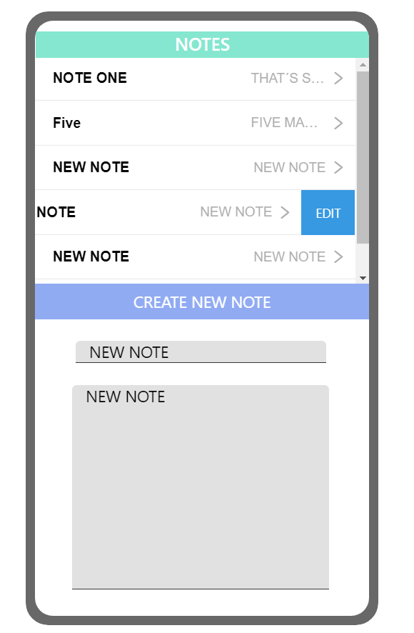 Notepad android app by espiritoheroico