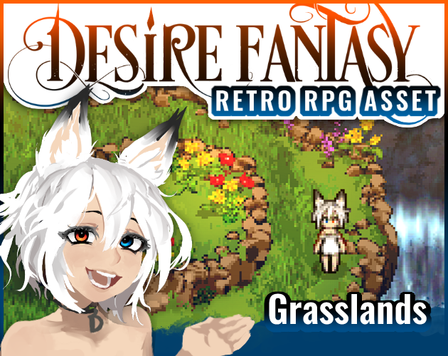 DESIRE FANTASY Pitaya [Character & Battler]-RPG RETRO TOPDOWN by Noiracide