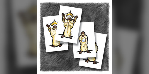 Cover image for Cult of the Circling Sun - Papermini-tober